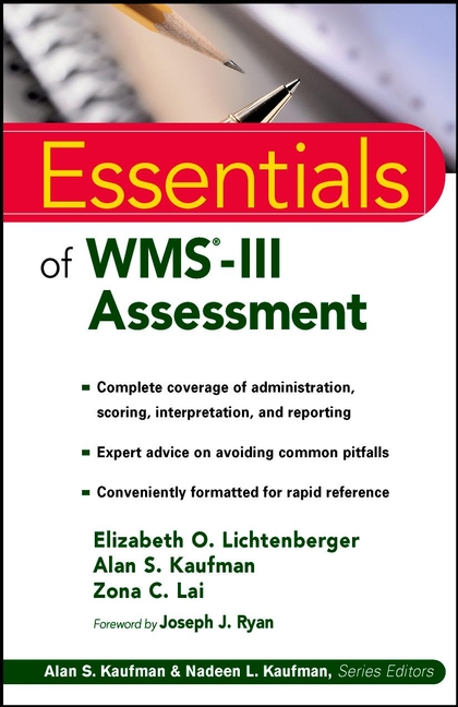 Обложка книги «Essentials of WMS-III Assessment»