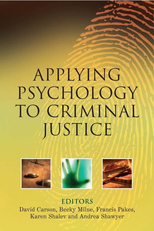 Обложка книги «Applying Psychology to Criminal Justice»