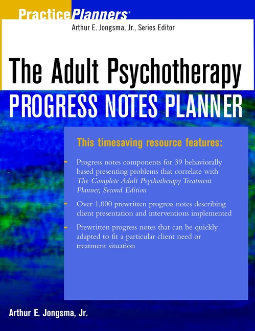 Обложка книги «The Adult Psychotherapy Progress Notes Planner»