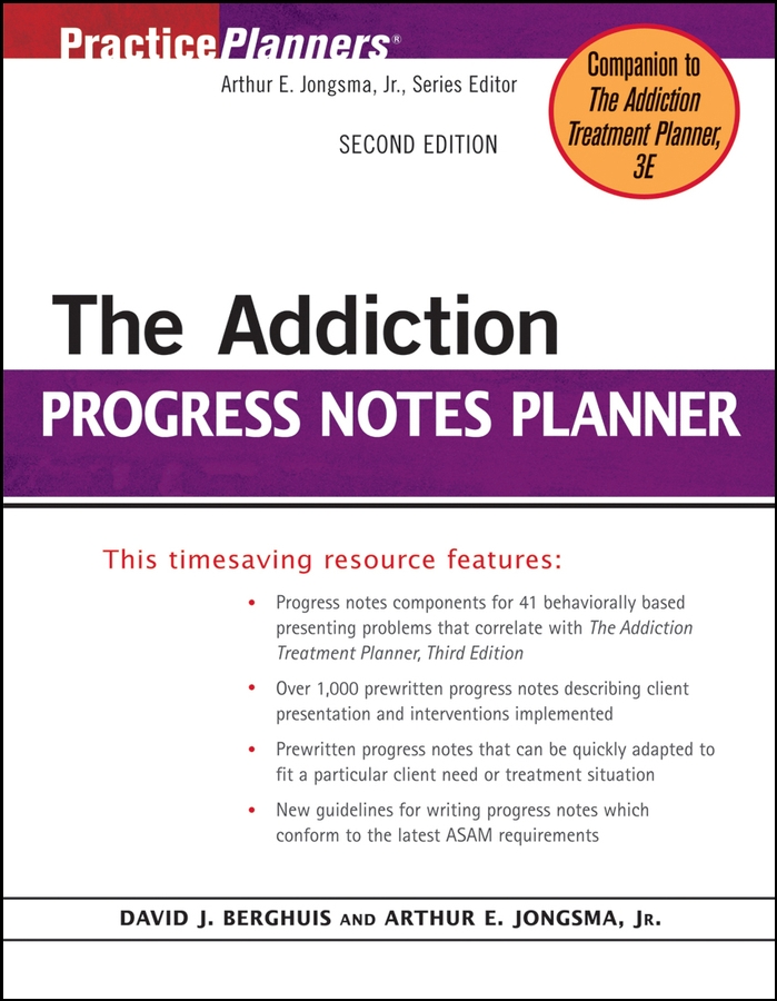 Обложка книги «The Addiction Progress Notes Planner»