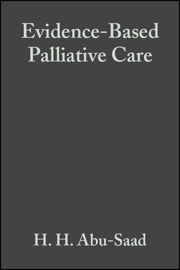 Обложка книги «Evidence-Based Palliative Care»