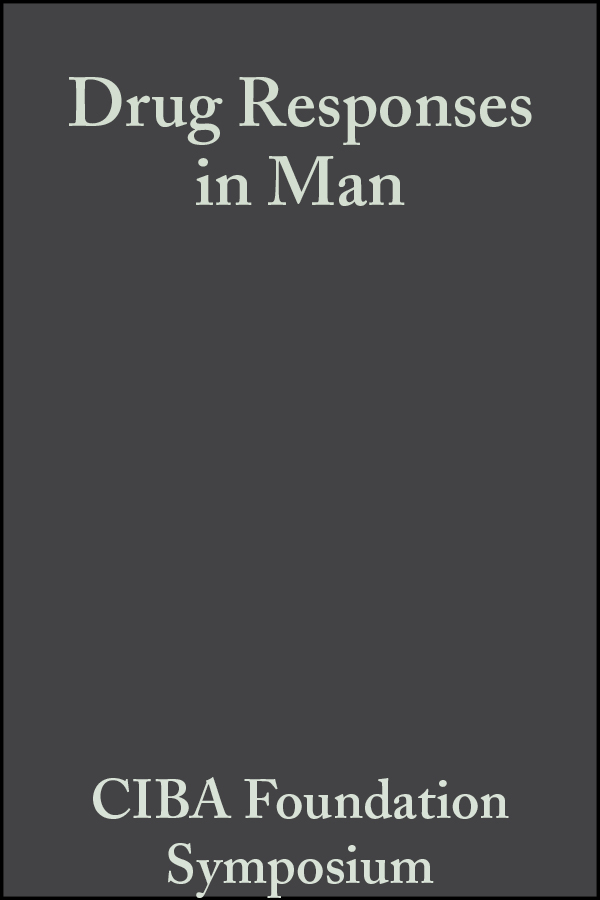 Обложка книги «Drug Responses in Man»
