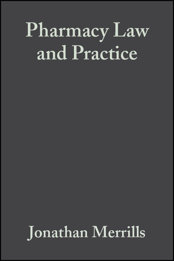 Обложка книги «Pharmacy Law and Practice»