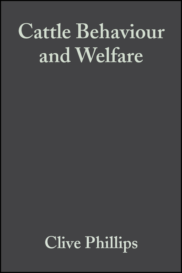 Обложка книги «Cattle Behaviour and Welfare»
