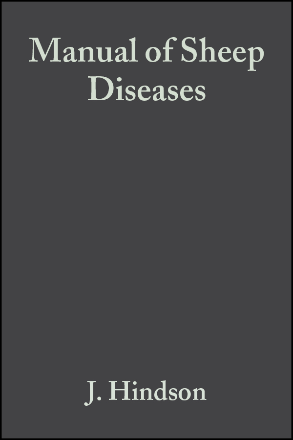 Обложка книги «Manual of Sheep Diseases»