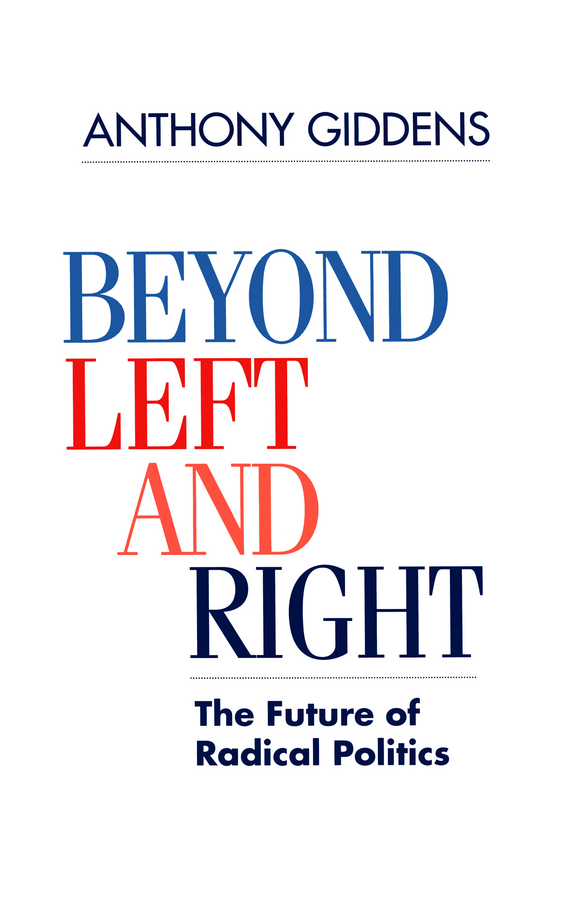 Обложка книги «Beyond Left and Right»