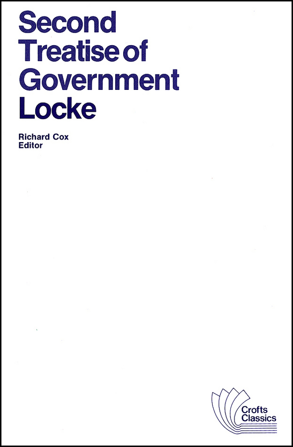 Обложка книги «Second Treatise of Government»