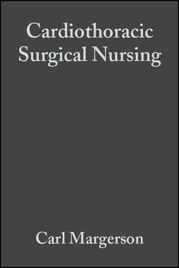 Обложка книги «Cardiothoracic Surgical Nursing»