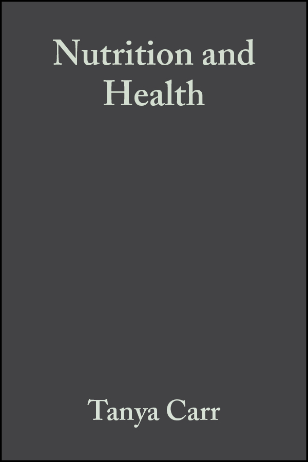 Обложка книги «Nutrition and Health»