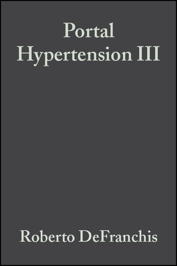 Обложка книги «Portal Hypertension III»
