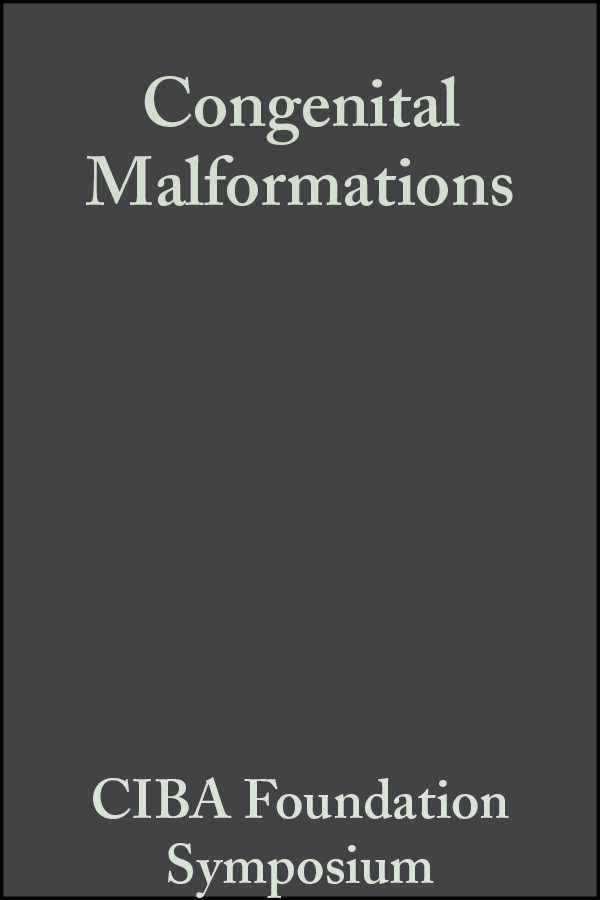 Обложка книги «Congenital Malformations»