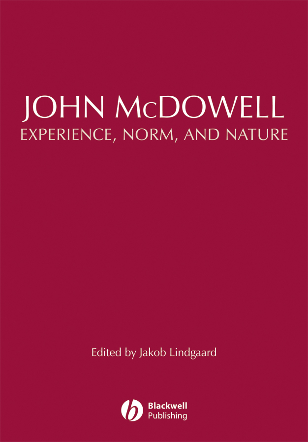 Обложка книги «John McDowell»