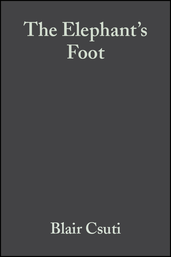 Обложка книги «The Elephant's Foot»