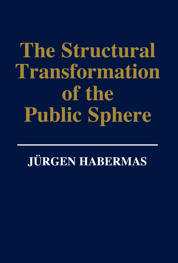 Обложка книги «The Structural Transformation of the Public Sphere»