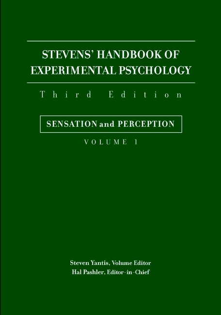 Обложка книги «Stevens' Handbook of Experimental Psychology, Sensation and Perception»