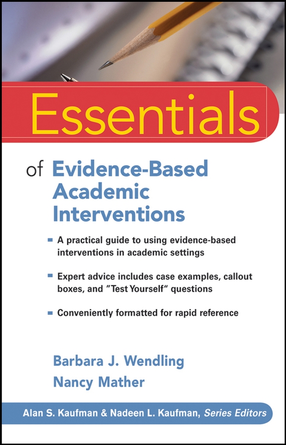 Обложка книги «Essentials of Evidence-Based Academic Interventions»