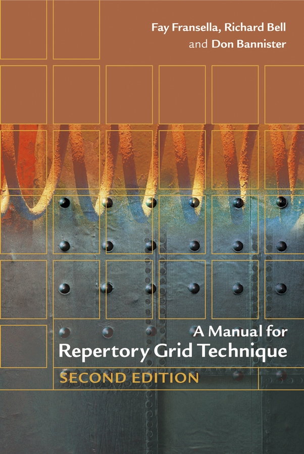 Обложка книги «A Manual for Repertory Grid Technique»
