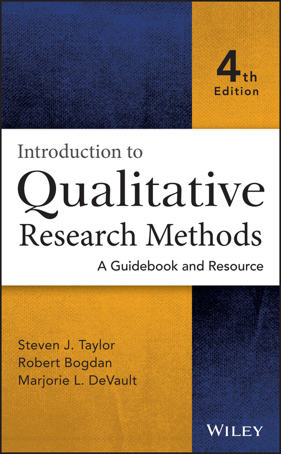Обложка книги «Introduction to Qualitative Research Methods»