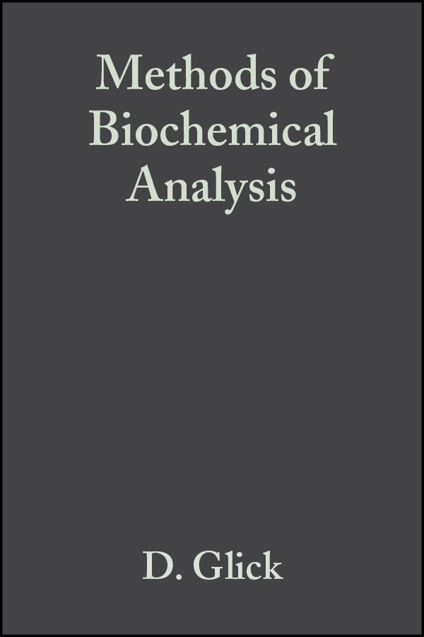 Обложка книги «Methods of Biochemical Analysis, Volume 9»