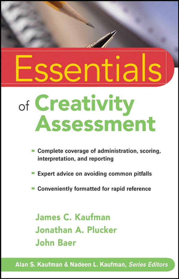 Обложка книги «Essentials of Creativity Assessment»