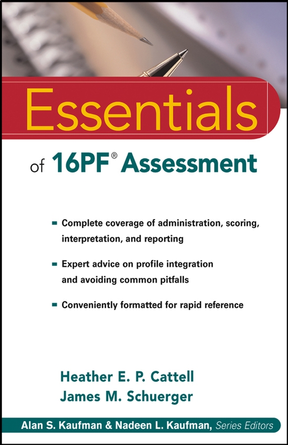 Обложка книги «Essentials of 16PF Assessment»