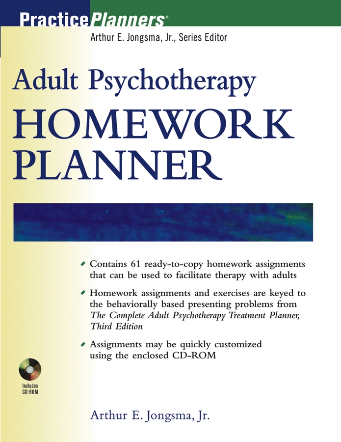 Обложка книги «Adult Psychotherapy Homework Planner»