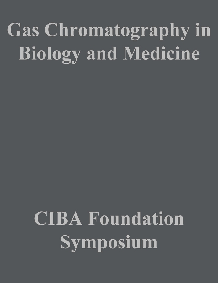 Обложка книги «Gas Chromatography in Biology and Medicine»