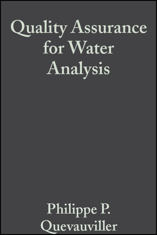 Обложка книги «Quality Assurance for Water Analysis»