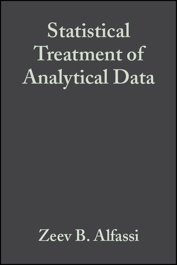 Обложка книги «Statistical Treatment of Analytical Data»