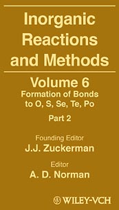 Обложка книги «Inorganic Reactions and Methods, The Formation of Bonds to O, S, Se, Te, Po (Part 2)»