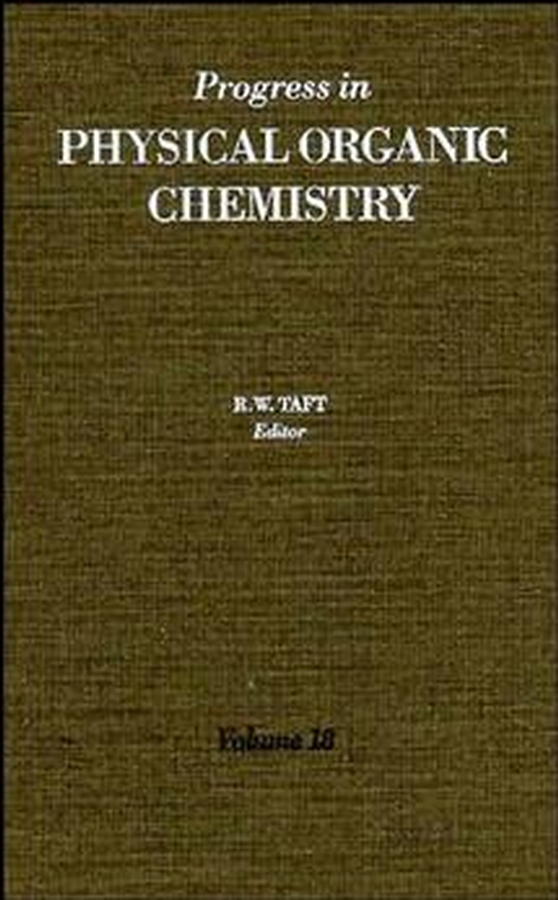 Обложка книги «Progress in Physical Organic Chemistry»