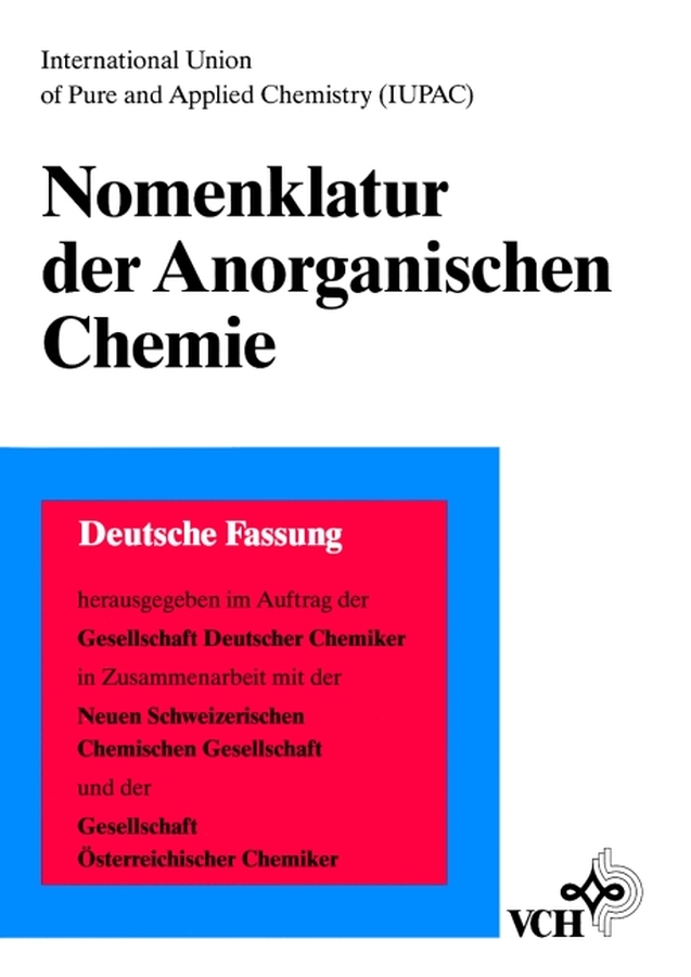 Обложка книги «Nomenklatur der Anorganischen Chemie»