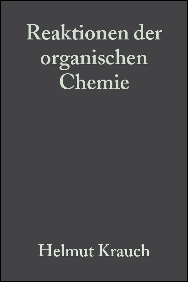 Обложка книги «Reaktionen der organischen Chemie»