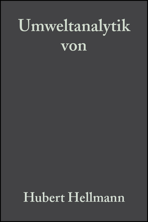 Обложка книги «Umweltanalytik von Kohlenwasserstoffen»