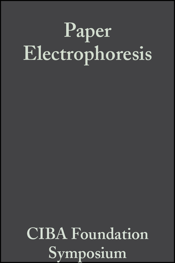 Обложка книги «Paper Electrophoresis»