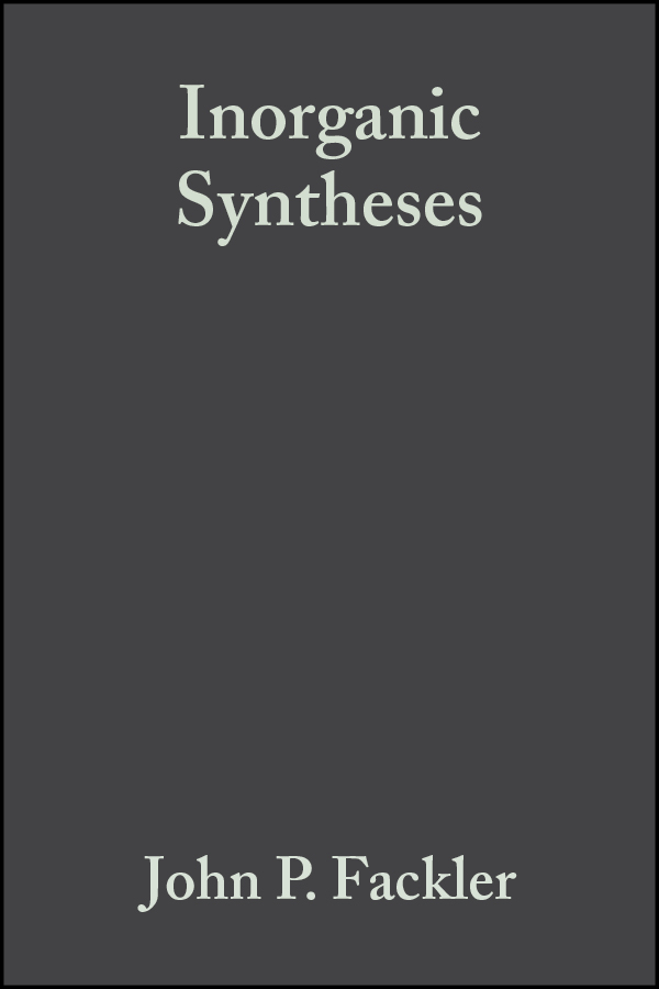 Обложка книги «Inorganic Syntheses»