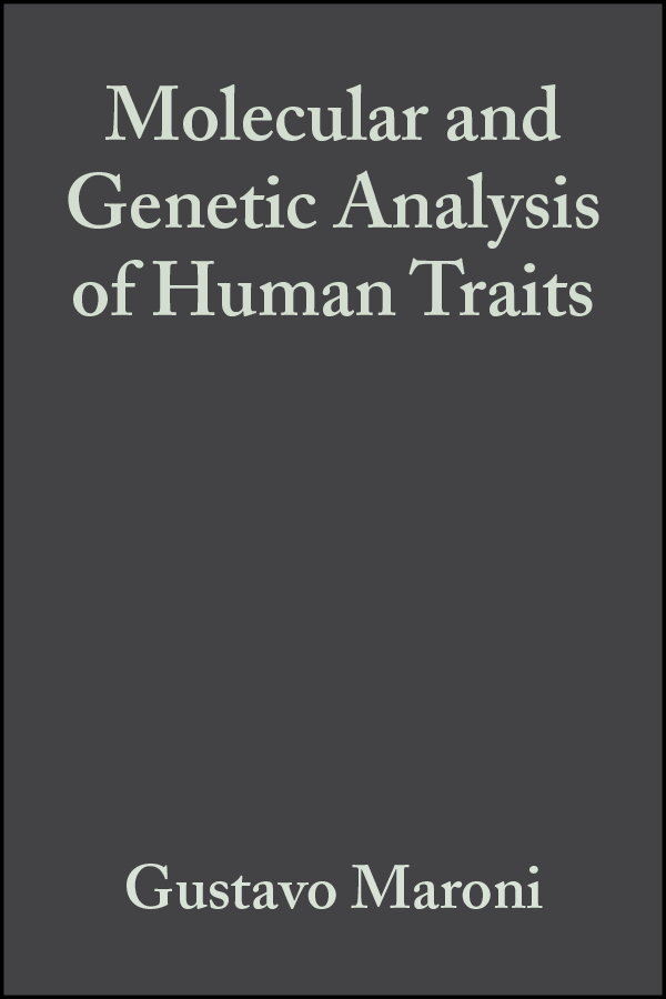 Обложка книги «Molecular and Genetic Analysis of Human Traits»
