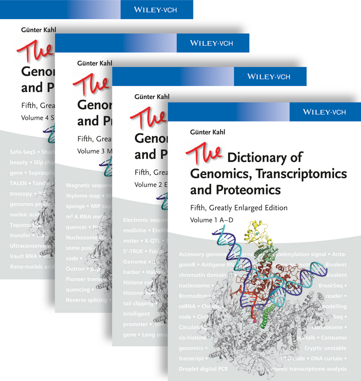 Обложка книги «The Dictionary of Genomics, Transcriptomics and Proteomics»