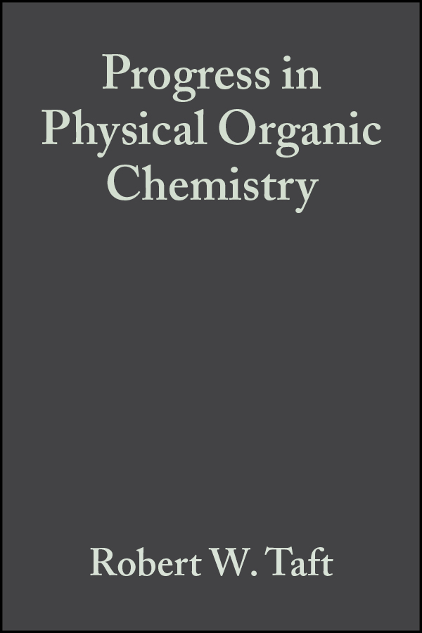 Обложка книги «Progress in Physical Organic Chemistry, Volume 12»
