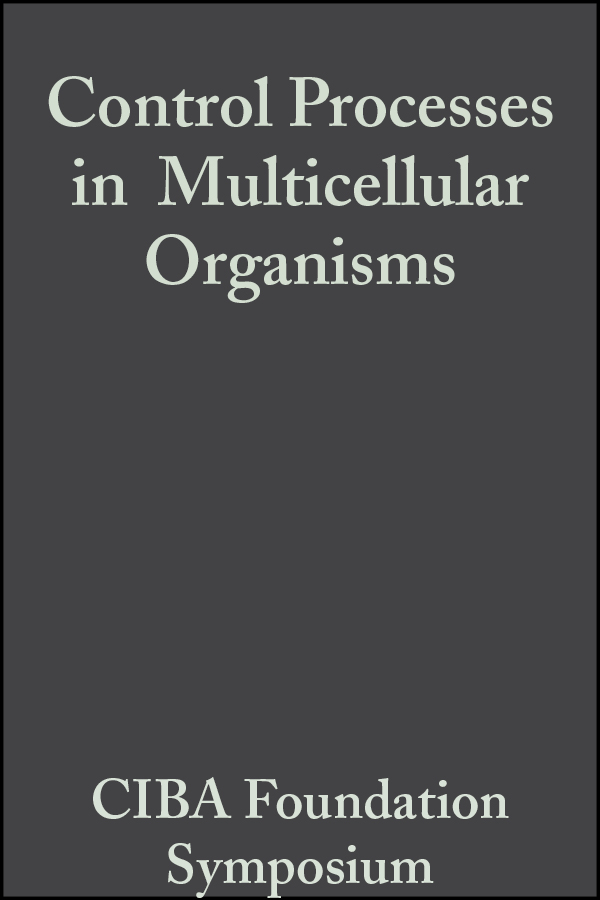 Обложка книги «Control Processes in Multicellular Organisms»