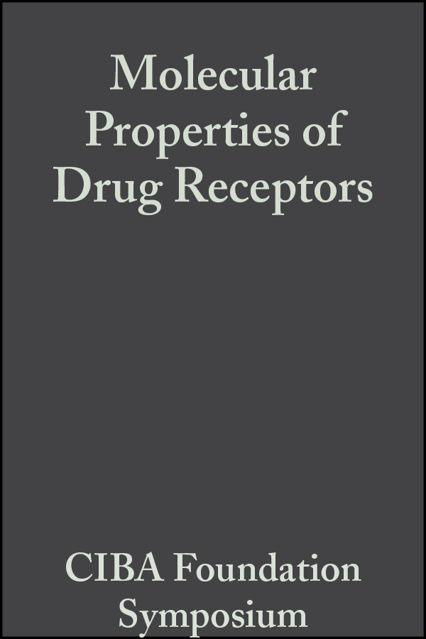 Обложка книги «Molecular Properties of Drug Receptors»