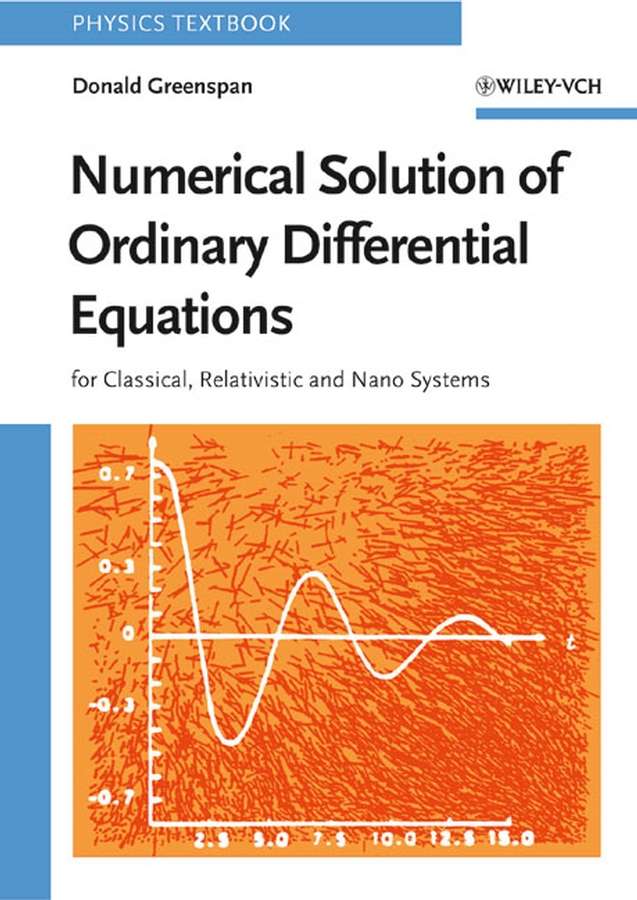 Обложка книги «Numerical Solution of Ordinary Differential Equations»