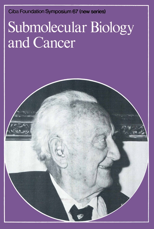 Обложка книги «Submolecular Biology and Cancer»