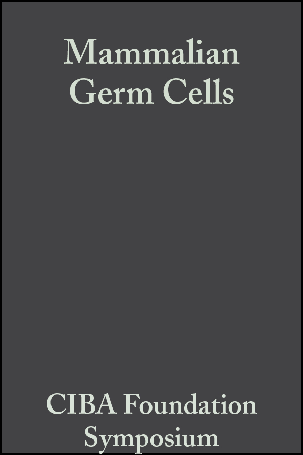Обложка книги «Mammalian Germ Cells»
