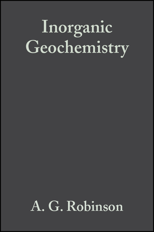 Обложка книги «Inorganic Geochemistry»