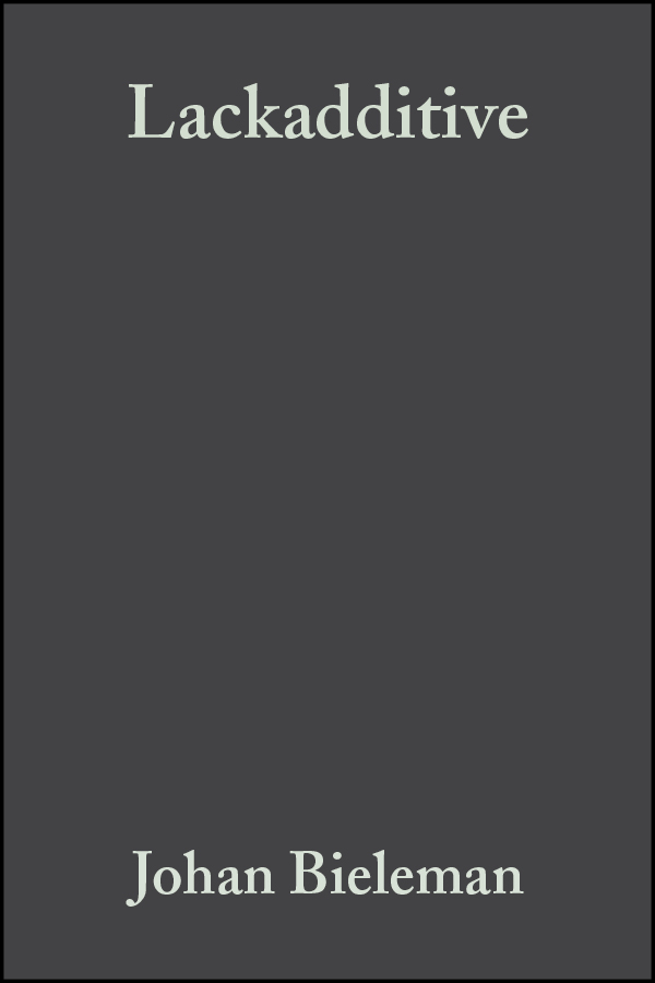 Обложка книги «Lackadditive»