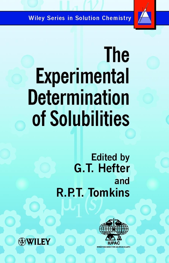 Обложка книги «The Experimental Determination of Solubilities»