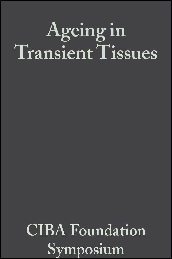 Обложка книги «Ageing in Transient Tissues, Volumr 2»