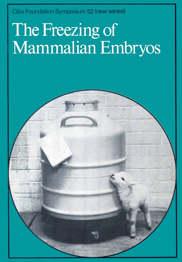 Обложка книги «The Freezing of Mammalian Embryos»