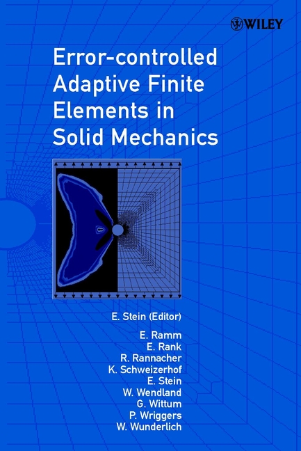 Обложка книги «Error-controlled Adaptive Finite Elements in Solid Mechanics»